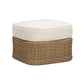 Axel Boucle Outdoor Ottoman - Cream