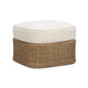 Axel Boucle Outdoor Ottoman - Cream