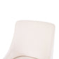 Beatrix Performance Velvet Dining Chair - Cream