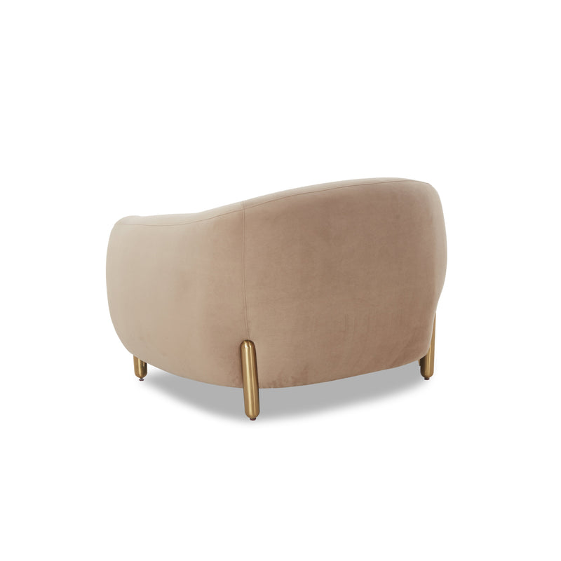 Lina Accent Chair by Inspire Me! Home Decor - Cafe Au Lait