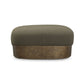 Domina Boucle Ottoman - Kale Green