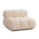 Calliope Performance Modular Armless Chair - Off-White