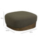 Domina Boucle Ottoman - Kale Green