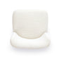Melissa Performance Fabric Rolling Dining Chair - Cream