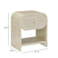 Borno 20" Mother of Pearl Nightstand