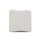 Zenith Contract-Grade Upcycled Fabric Ottoman - Cream