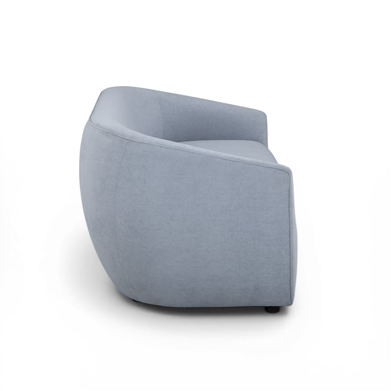 Jordan 70" Textured Performance Velvet Loveseat - Baby Blue