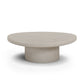 Jade Concrete Indoor/Outdoor Nesting Coffee Table Set - Cream
