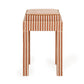 Kora Cotton Jute Contract-Grade Accent Stool - Terracotta