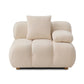 Calliope Performance Vegan Shearling Modular Corner Chair - Off-White