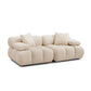 Calliope 79" Modular Loveseat - Off-White