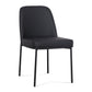 Sydney Performance Vegan Leather Dining Chair - Set of 2 - Black