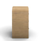 Hump 38" Arched 3-Drawer Bedside Chest - Natural