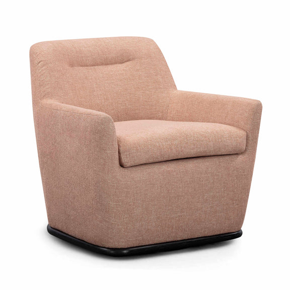 Mado Swivel Accent Chair - Peach