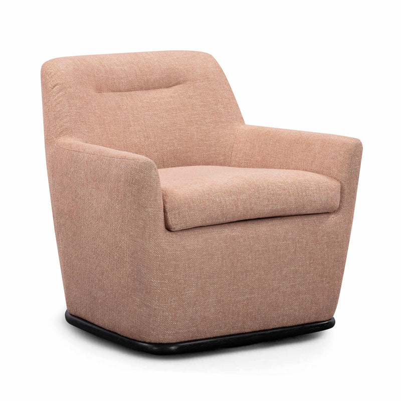 Mado Swivel Accent Chair - Peach
