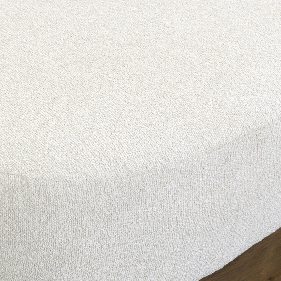 Domina Boucle Ottoman - Off-White