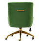 Beatrix Performance Velvet Office Swivel Chair - Green