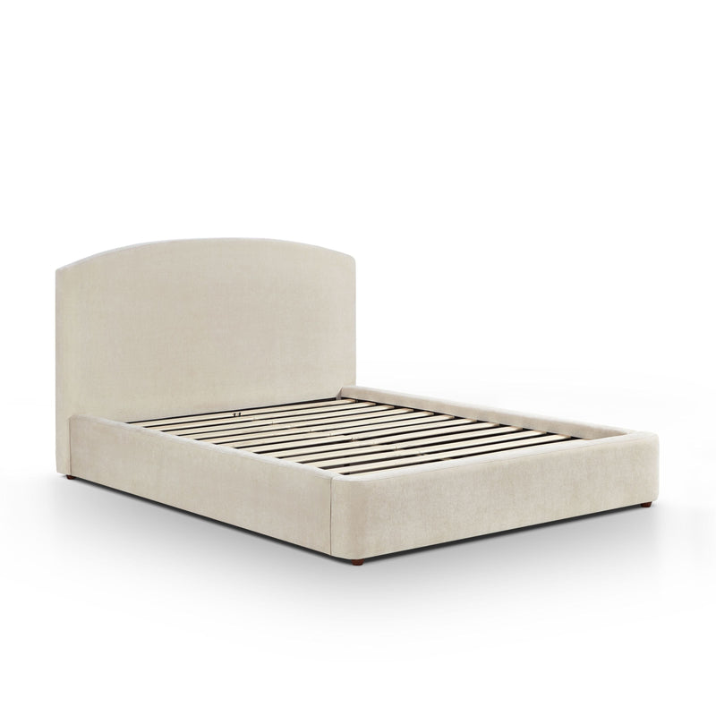 Leah Performance Chenille Bed - Cream
