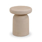 Lydia Concrete Indoor/Outdoor Side Table - Cream