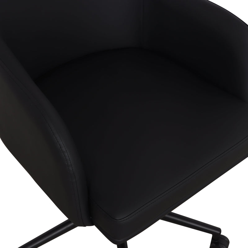 Sydney Office Desk Chair - Coal Black