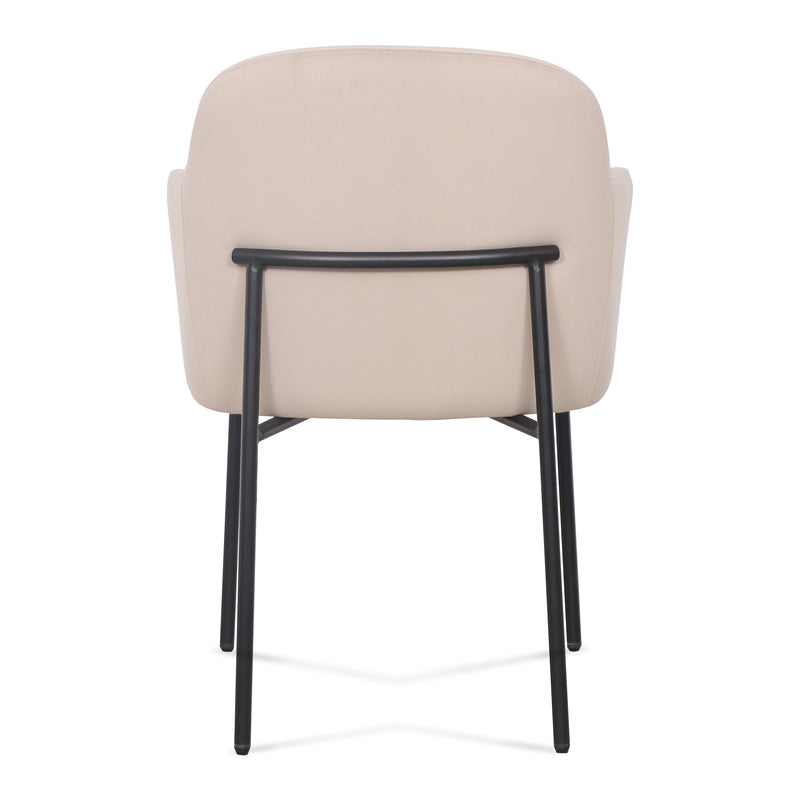 Sydney Performance Velvet Armchair - Set of 2 - Taupe