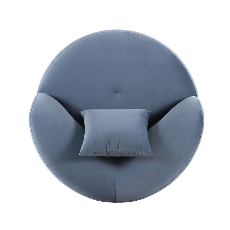 Fickle Swivel Accent Chair - Bluestone