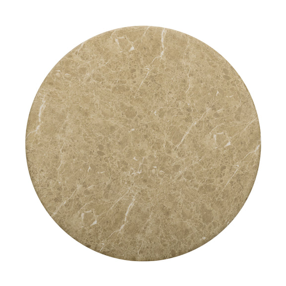 Cynthia 36" Concrete Indoor/Outdoor Coffee Table - Light Emperador Marble