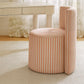 Alyssa Rolling Desk Chair - Pink Stripes