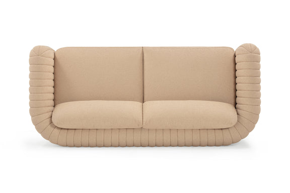 Porto 90" Honey Boucle Sofa