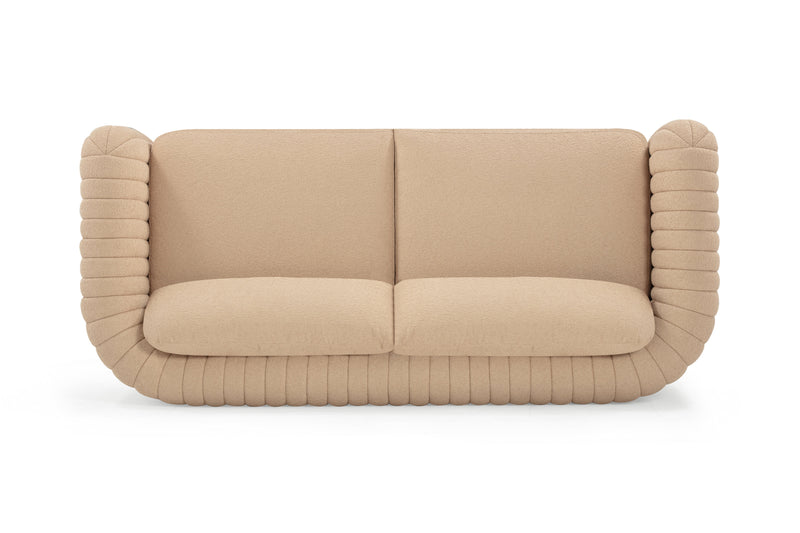 Porto 90" Honey Boucle Sofa