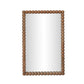 Cheyanne 29"X44" Carved Solid Wood Rectangular Wall Mirror