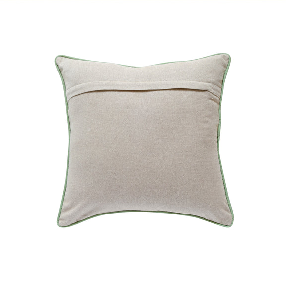 Taman 20" Natural Cotton Throw Pillow - Summer Florals / With Insert