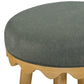 Oodle Performance Vegan Mohair Bar and Counter Stool - Green / Natural Ash / Bar Height