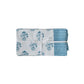 Crissy Cotton Canvas Printed Napkins - Set of 4 - Blue Vintage Floral