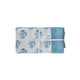 Crissy Cotton Canvas Printed Napkins - Set of 4 - Blue Vintage Floral