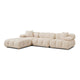 Calliope 4-Piece Performance Modular Sectional - Off-White
