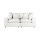 Cali 80" Modular Loveseat - Pearl