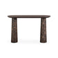 Braya 50" Faux Emperador Marble Console Table