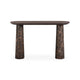 Braya 50" Faux Emperador Marble Console Table