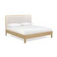 Rafaelle Natural Solid Ash Bed - Cream,Natural