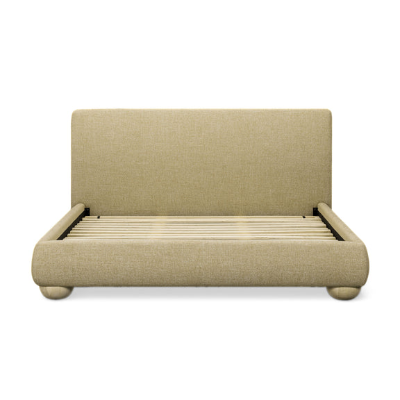 Rayne Textured Fabric Bed - Honey