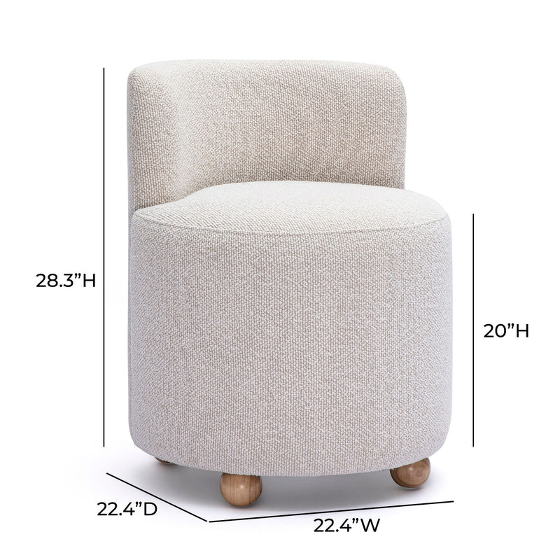 Hakuna Desk Chair - Cream