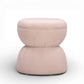 Tomlin Ruched Performance Fabric Game Ottoman - Light Pink