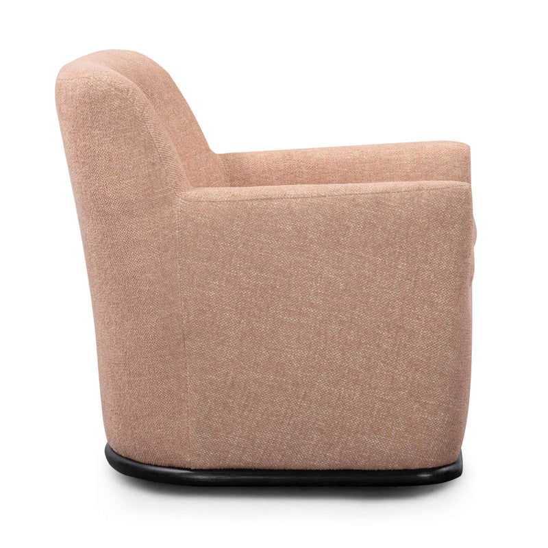 Mado Swivel Accent Chair - Peach