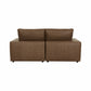Cali 80" Modular Loveseat - Brown