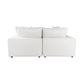 Cali 80" Modular Loveseat - Pearl