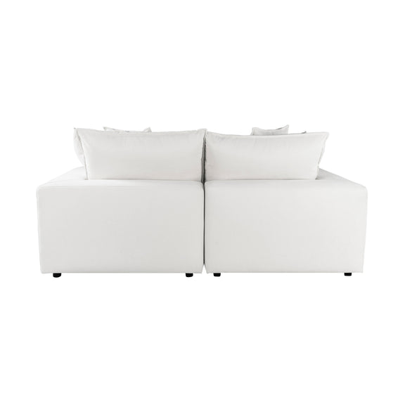 Cali 80" Modular Loveseat - Pearl