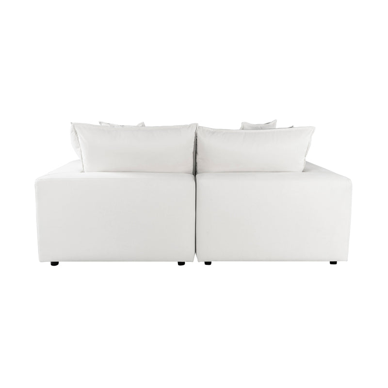 Cali 80" Modular Loveseat - Pearl
