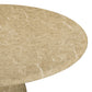 Cynthia 36" Concrete Indoor/Outdoor Coffee Table - Light Emperador Marble