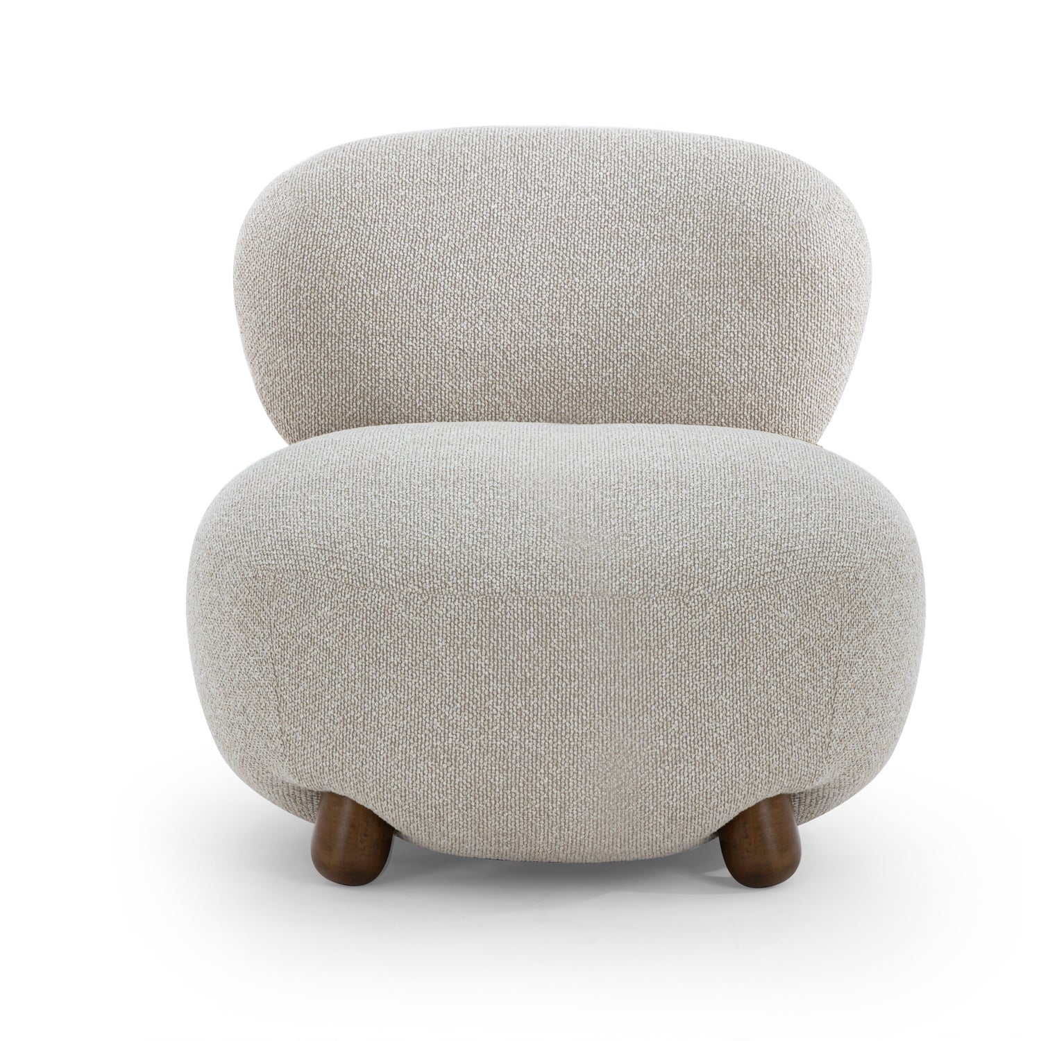 Pucker Accent Chair - Warm Grey